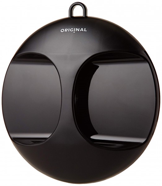 OBB Handspiegel rund schwarz 28cm