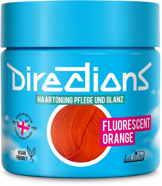 Directions Fluorescent Orange 100ml