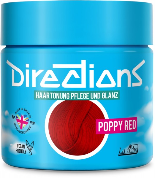 Directions Poppy Red 100ml